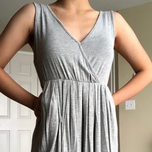 gray dress perfect for summer!
